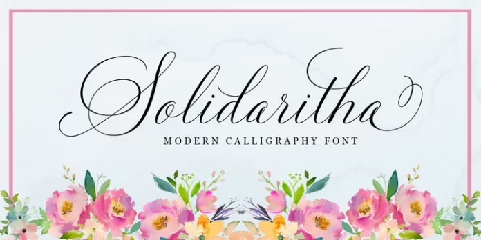 Solidaritha Script Font