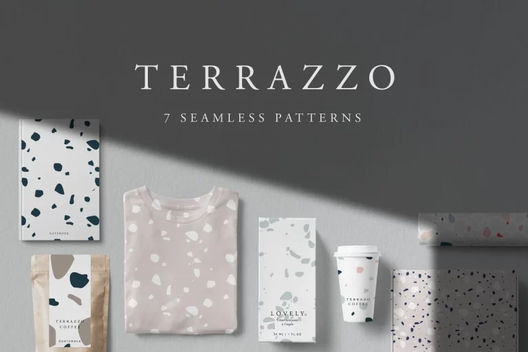 Terrazzo Granito Seamless Patterns