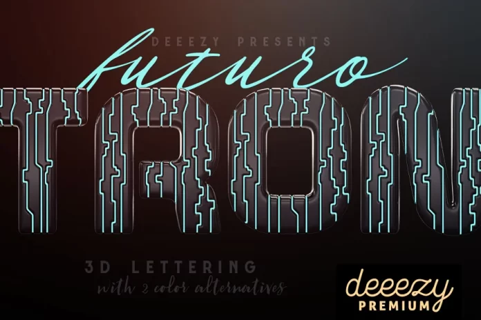 Tron Futuro – 3D Lettering