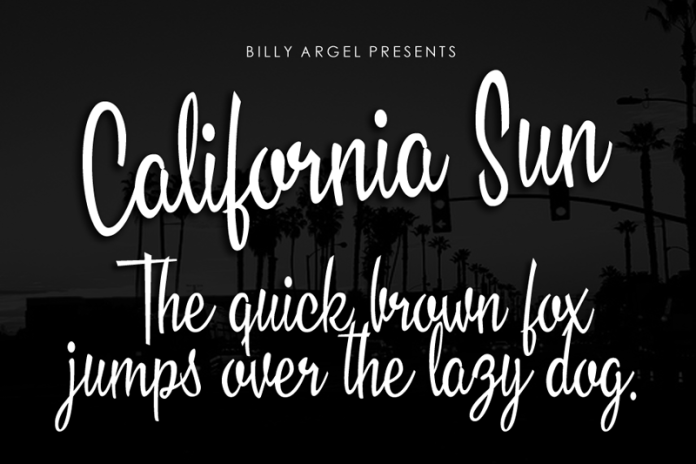 California Sun Font