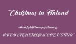 Christmas in Finland Font