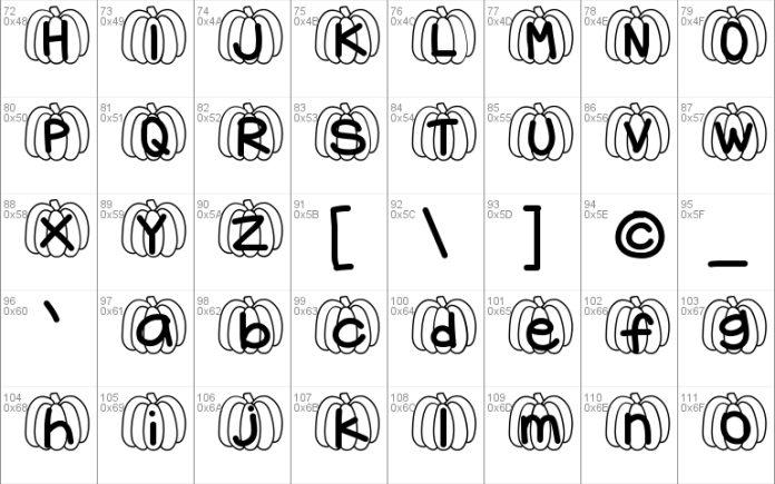Hello Pumpkin Font