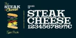 Steak and Cheese Fonts Set