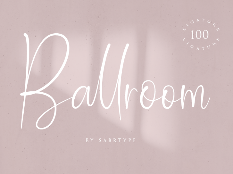 Ballroom Font