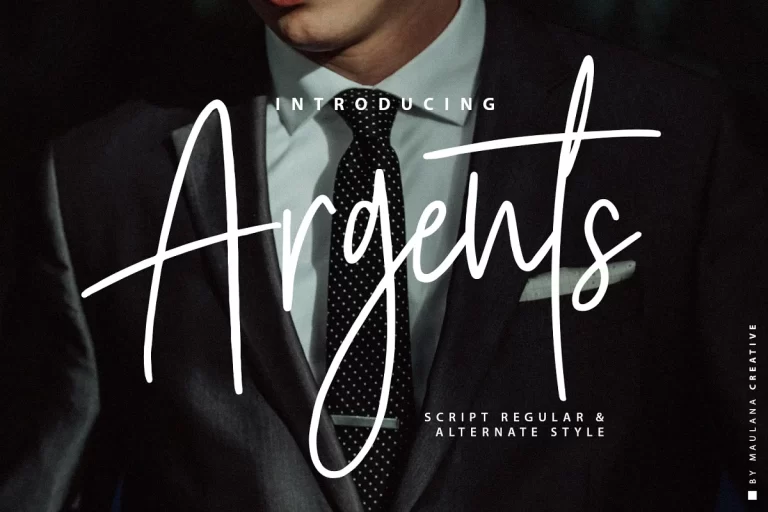 Argents Signature Font