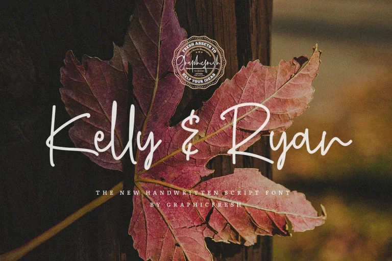 Kelly & Ryan The Handwritten Font