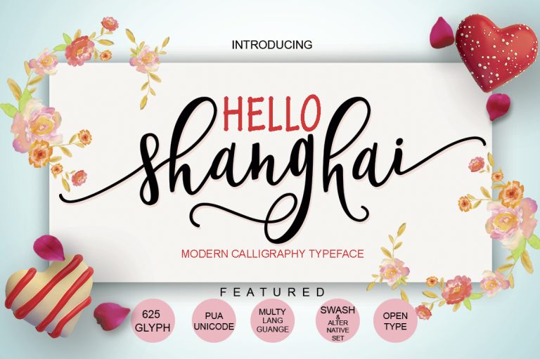 Shanghai Script Font