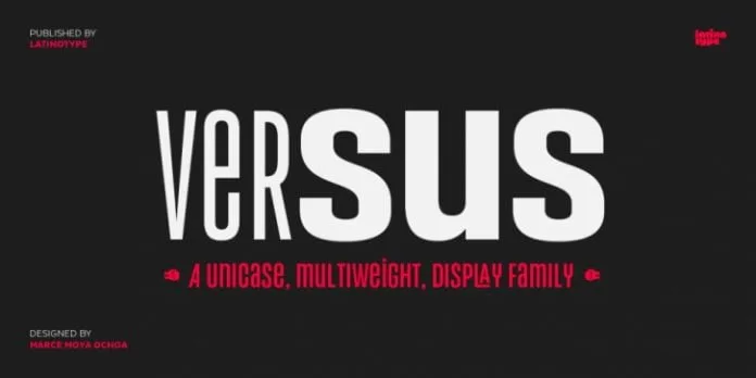 Versus Font Versus Font