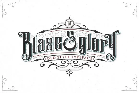 Blaze & Glory Font