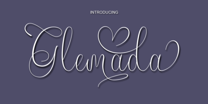 Glemada Script Font