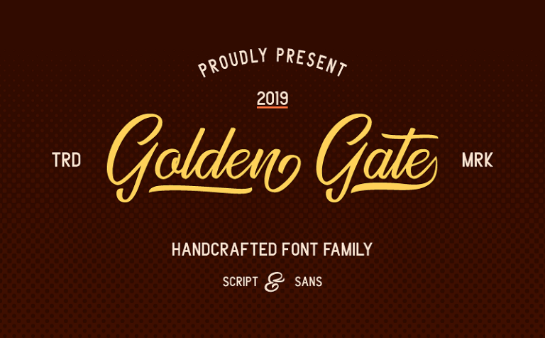 Golden Gate Font