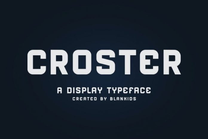 Croster Display Typeface Font