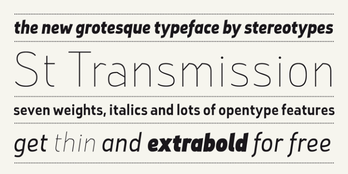 St Transmission 800 Font