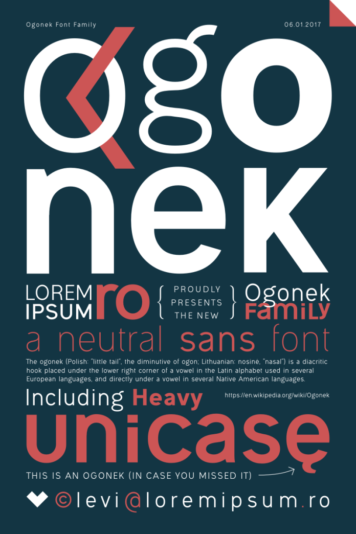 Ogonek Unicase Font