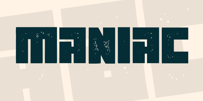 Maniac Font Family
