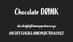 Chocolate Drink Font