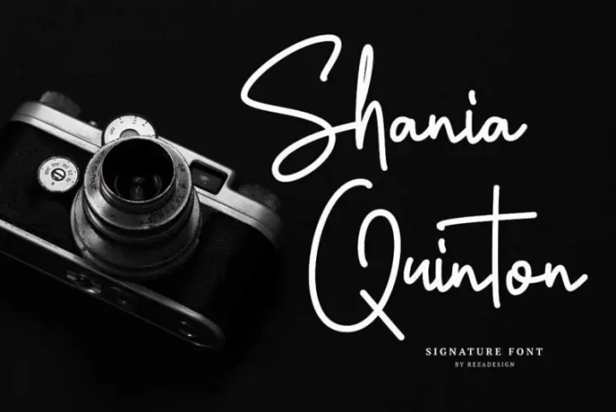 Shania Quinton Font
