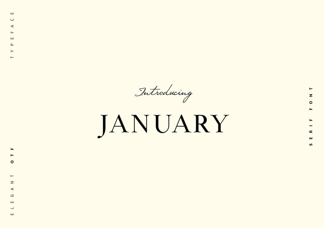 January Font