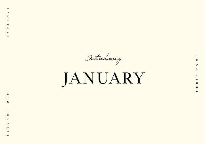 January Font