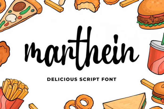 Marthein - Delicious Font