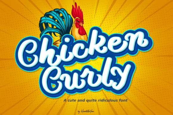 Chicken Curly Font