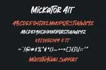 Mickator Stylish Display Font