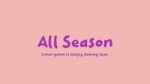 All Season Font