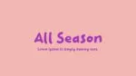 All Season Font