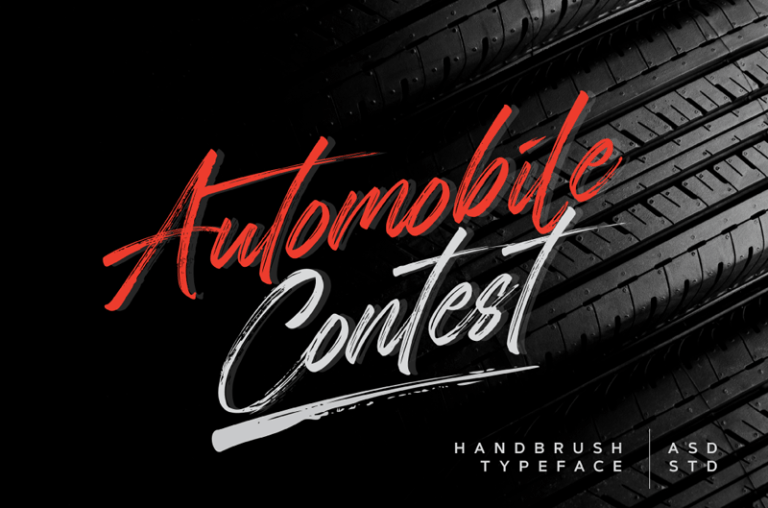 Automobile Contest Font