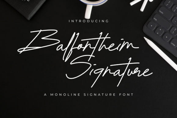 Balfontheim Signature Font