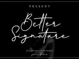 Betterway - Signature & Handwritten Font