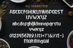 Butter Food Display Font