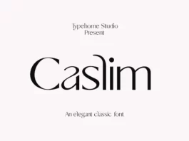 Caslim Font