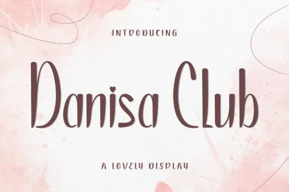 Danisa Club Display Font