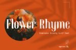 Flower Rhyme Font