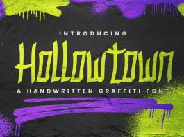 Hollowtown Font