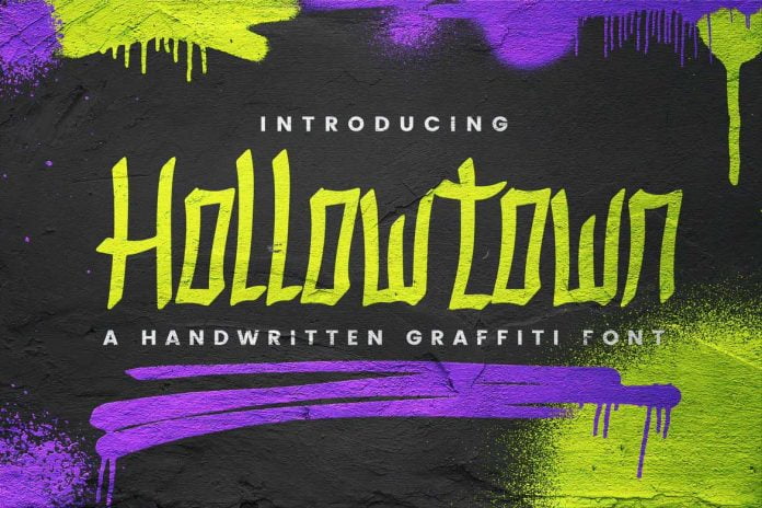 Hollowtown Font