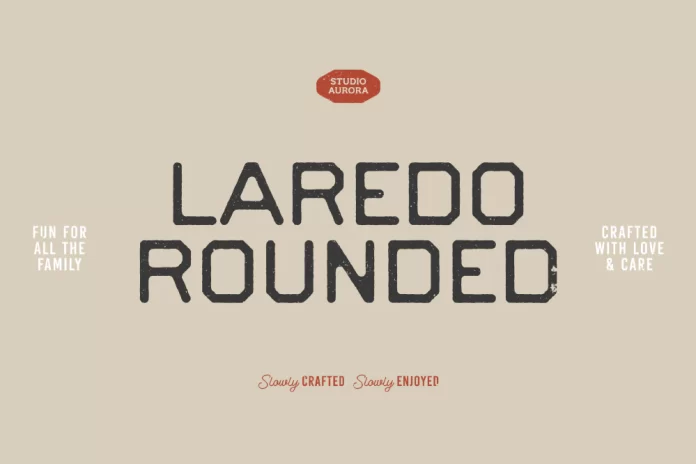 Laredo - Rounded Vintage Style Font