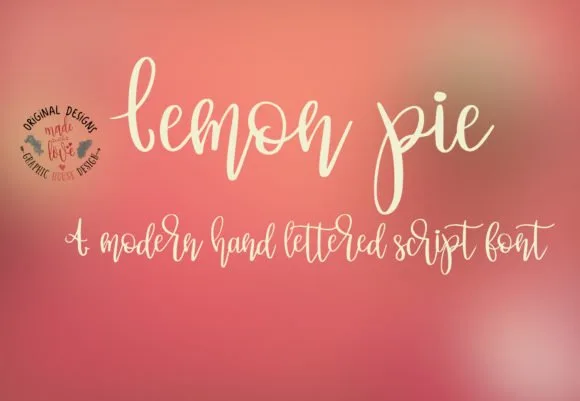 Lemon Pie Font