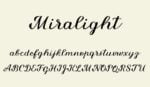 Miralight Font