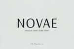 Novae - Unique Sans Serif Font