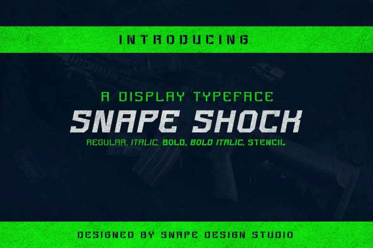 Snape Shock Font