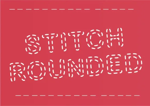 Stitch Rounded Font