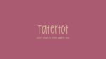Taterto Font