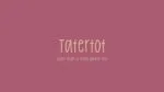 Taterto Font