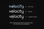 Velocity Font
