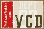 Vintage College Dept_Double Font