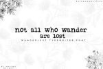 Wanderlust Typewriter Font