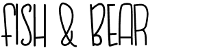 Fish-Bear Font