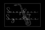 Saxophone Font
